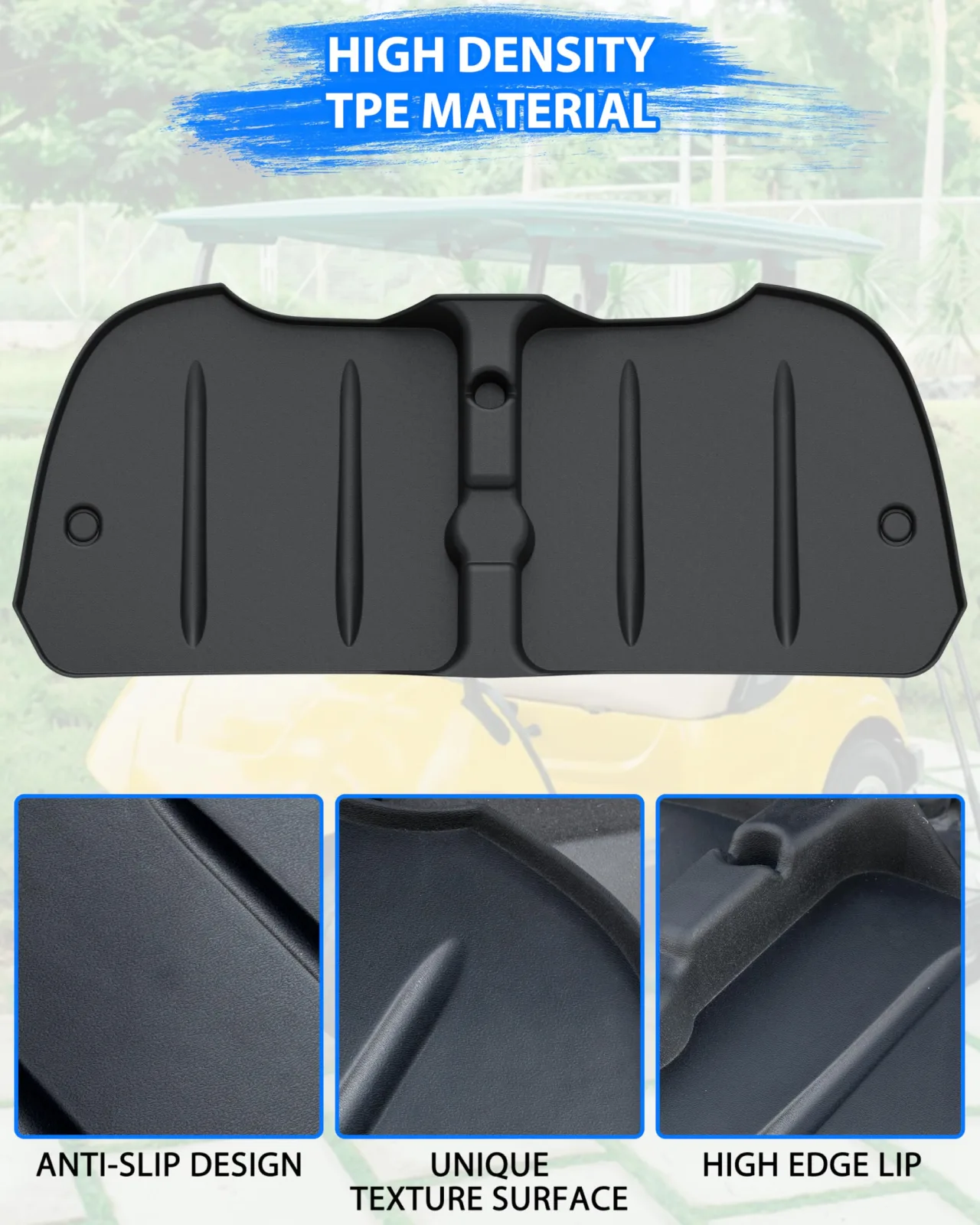 SAUTVS Bag Well Mat for Yamaha Drive2 G29 Golf Cart image 3