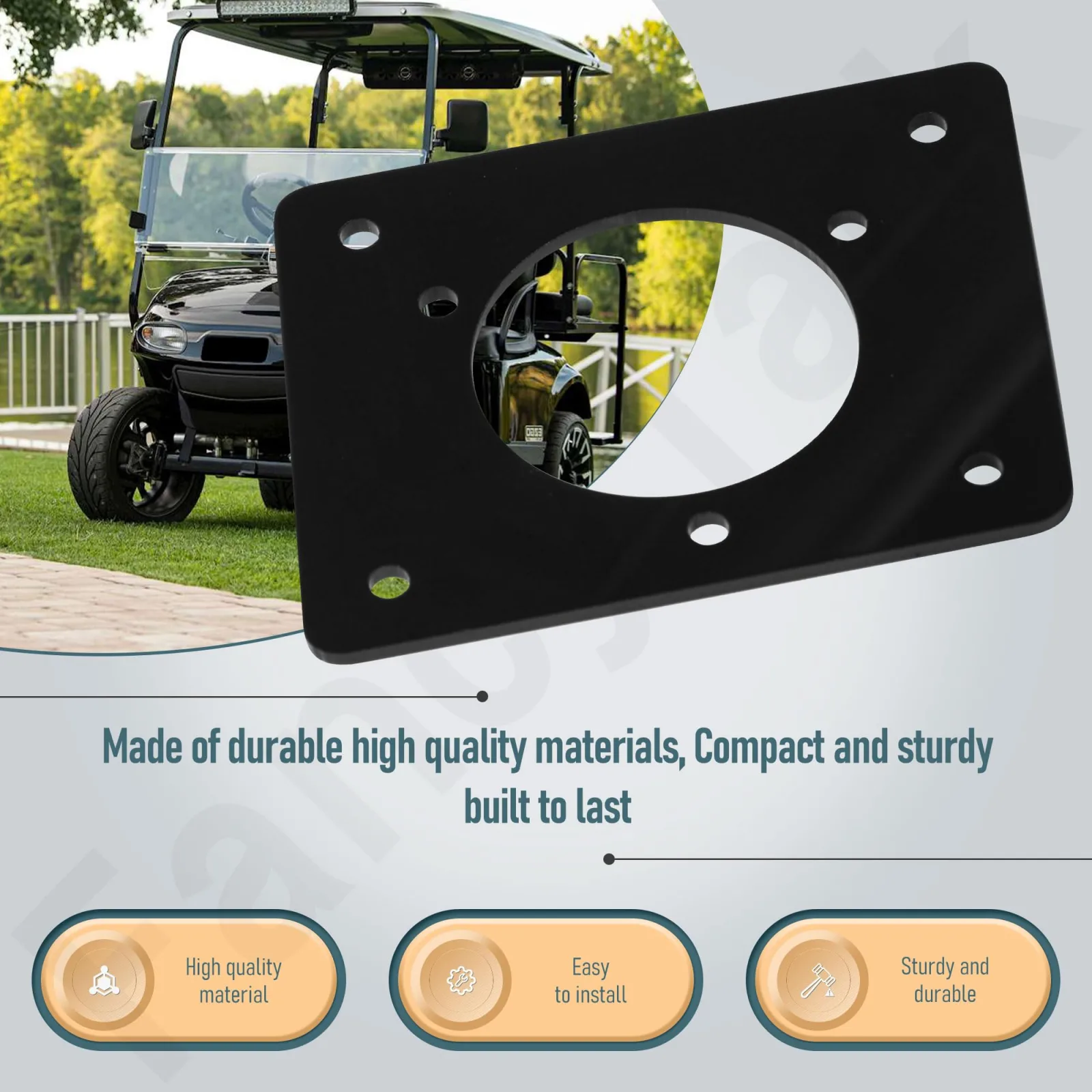 FancyTark Charger Port Adapter Plates for E-Z-GO 36V TXT image 4