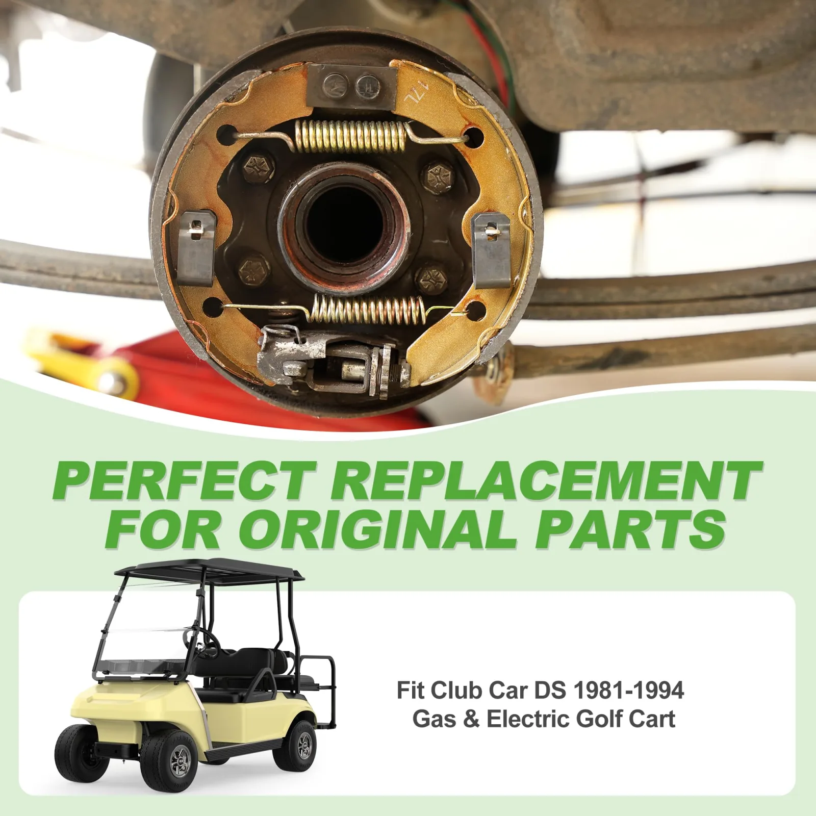 10L0L Rear Brake Kit for Club Car DS 1981-1994 image 3