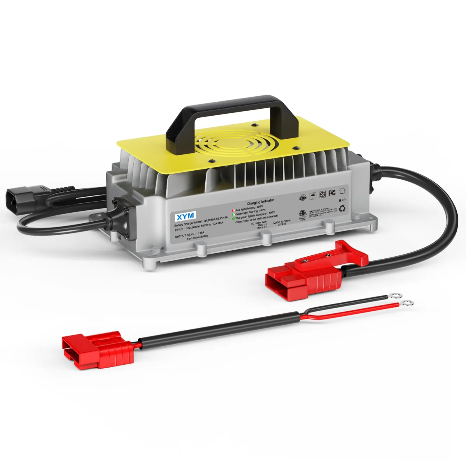 LOSSIGY 48V 18A Lithium Golf Cart Battery Charger