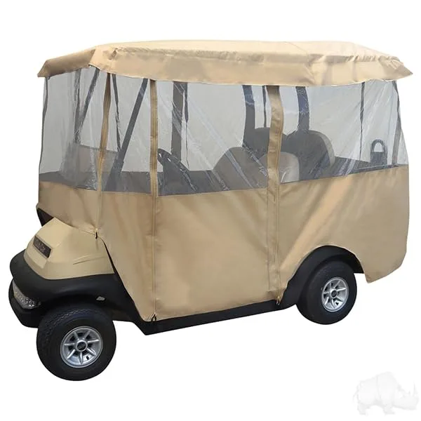 ACED Parts 4-Sided Golf Cart Enclosure for 88-Inch Tops