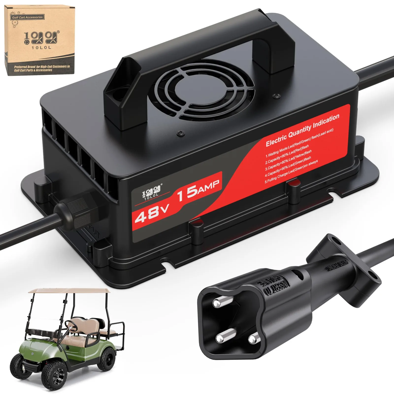 10L0L 48V Charger for Yamaha G29 Drive & Drive 2