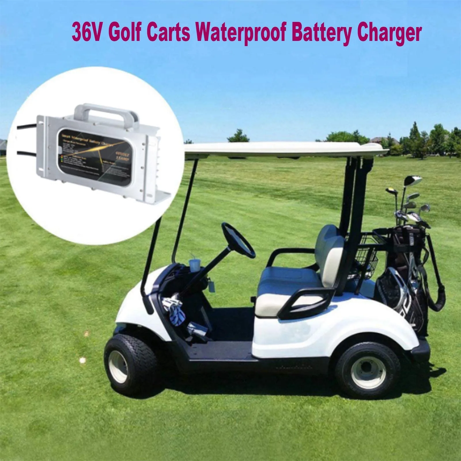 HYDTGZ 36V Club Car Golf Cart Battery Charger image 2