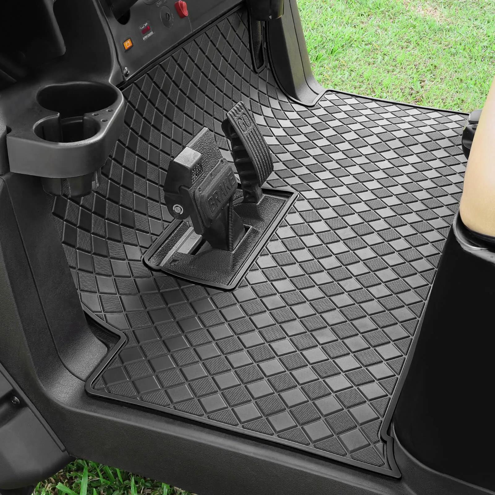 Cartalia CCPFМ Rubber Floor Mat for Club Car Golf Carts