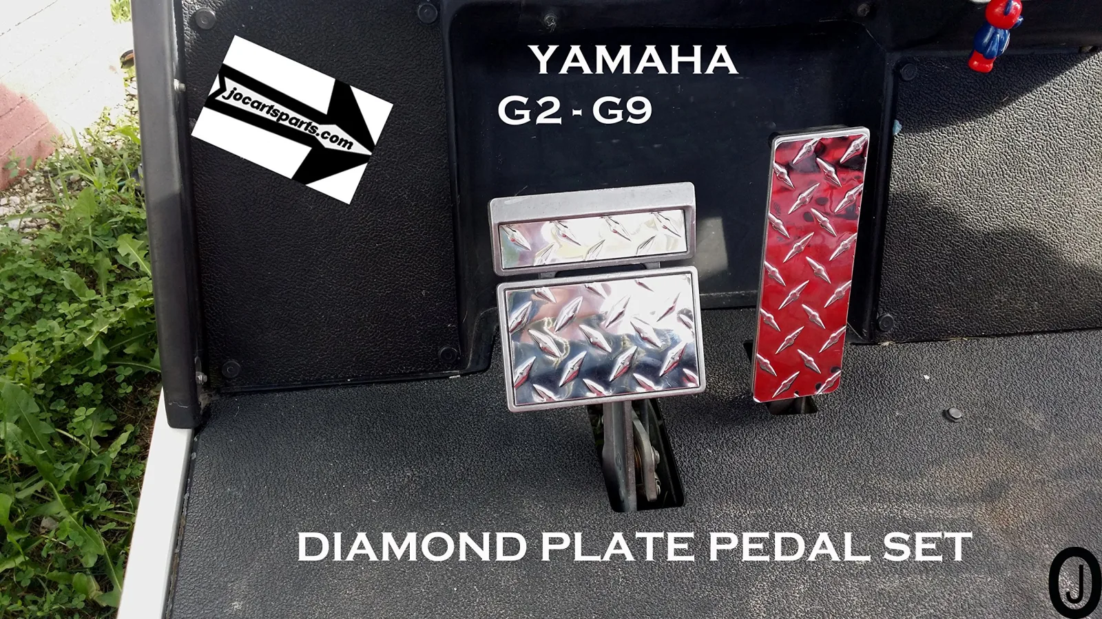 Yamaha G2/G9 Polished Aluminum Pedal Cover Set image 2