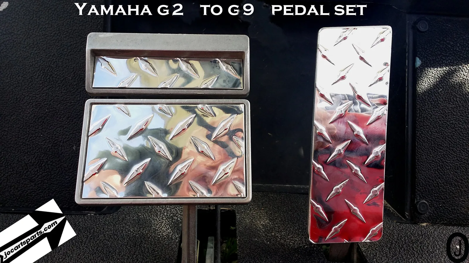 Yamaha G2/G9 Polished Aluminum Pedal Cover Set image 4