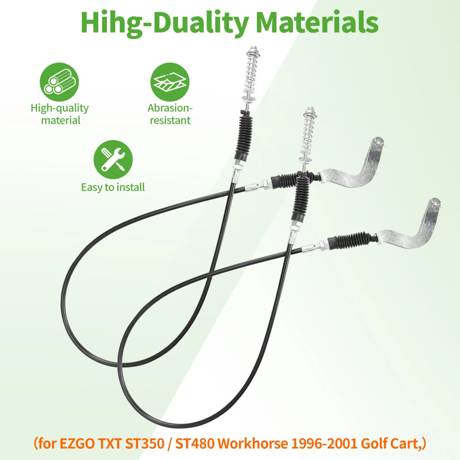 10L0L Shift Cable Assembly for 1996-2001 E-Z-GO Gas Carts image 3