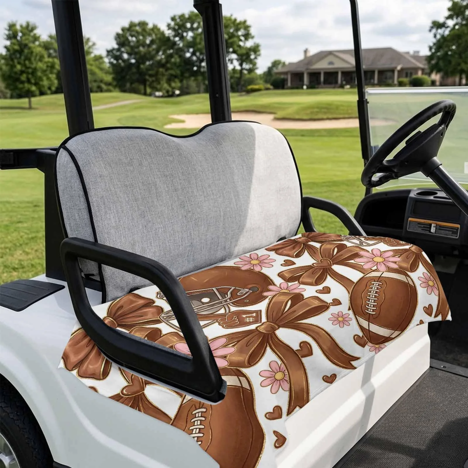 DecorLovee Golf Cart Seat Cover for 2-Seater Carts image 4