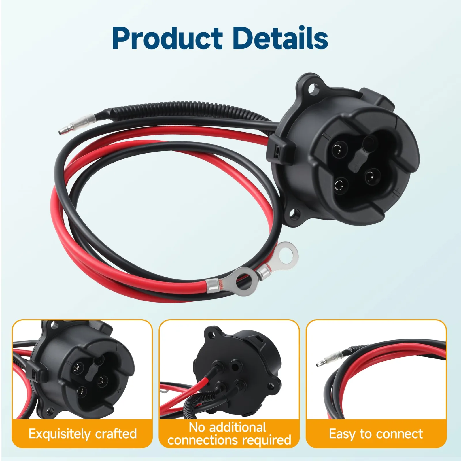 Mixopoly 48V Charger Receptacle for Yamaha G29/Drive image 4