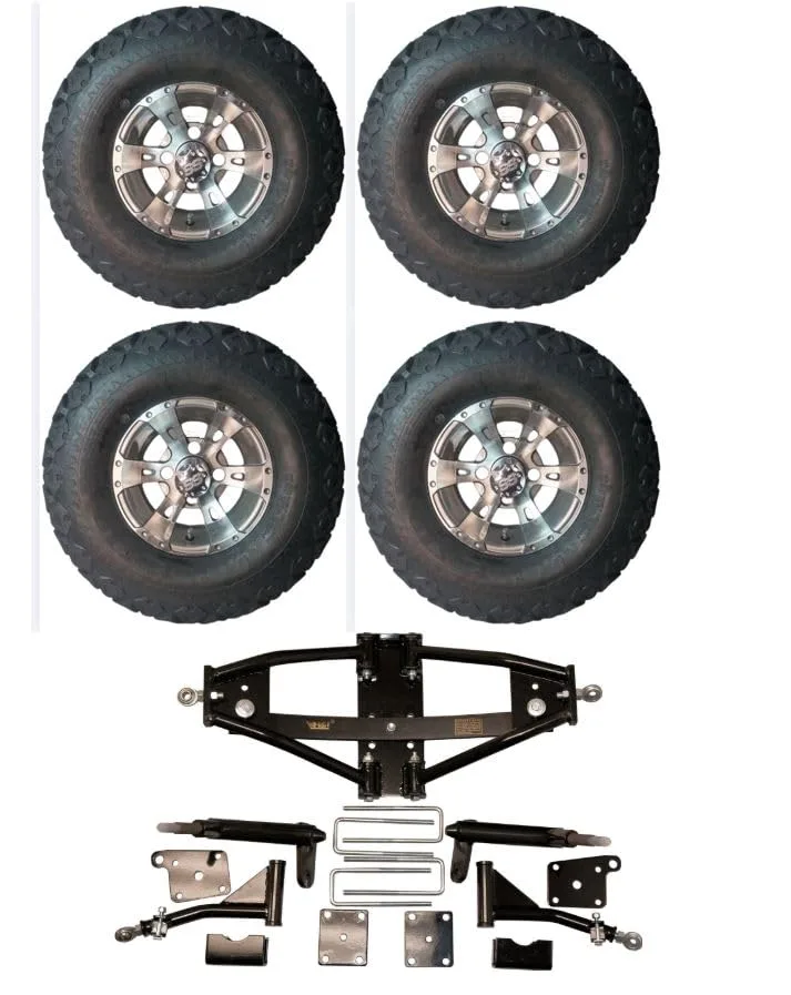 3G K1901-New 6" Lift Kit Combo for Club Car Precedent with 10" Dirty Harry Wheels