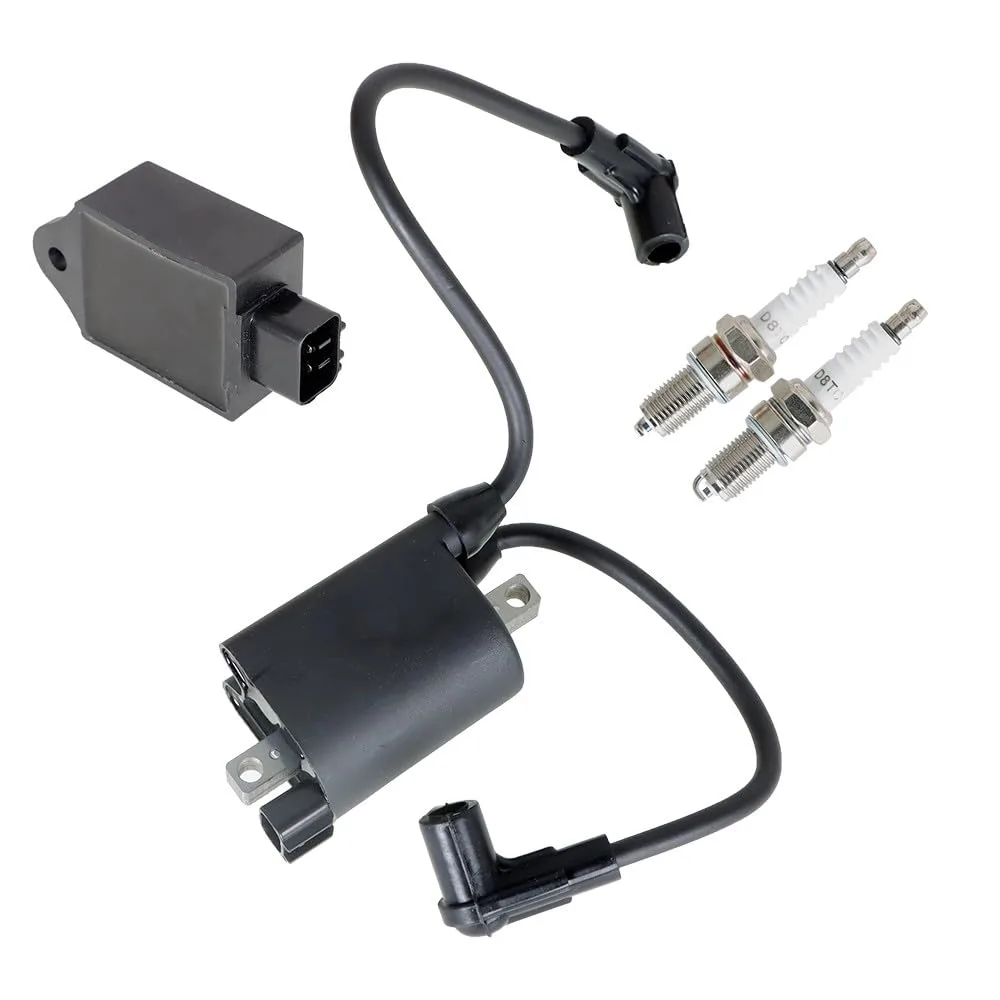 E-Z-GO TXT MCI Ignition Coil CDI Spark Plug Set image 2