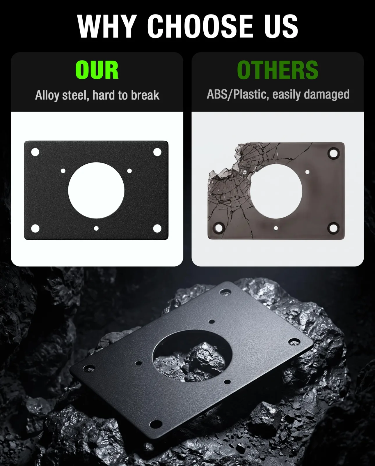 HulkGoo Charging Port Plate for E-Z-GO TXT 36V image 4