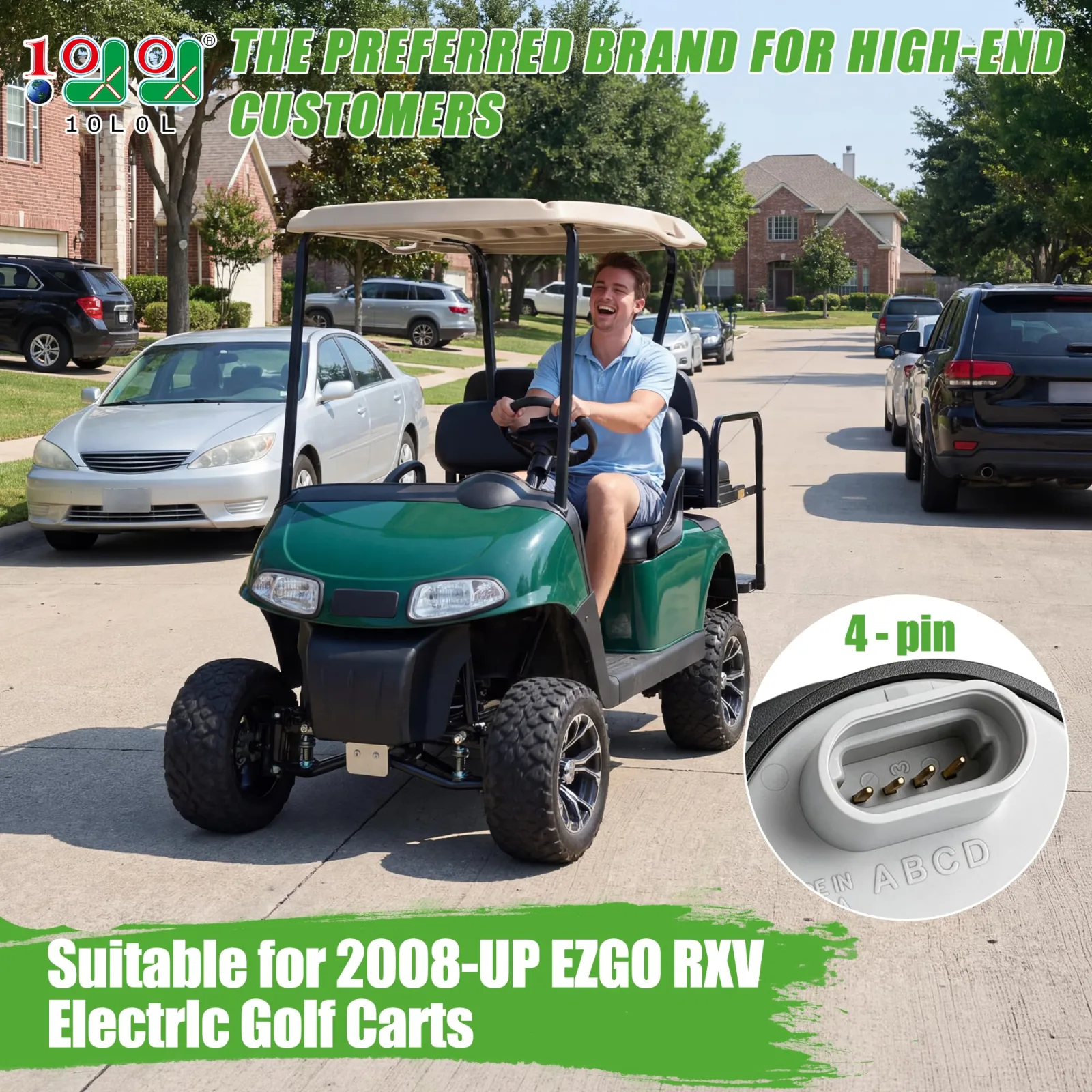 10L0L Ignition Switch for E-Z-GO RXV 48V Electric Carts image 2