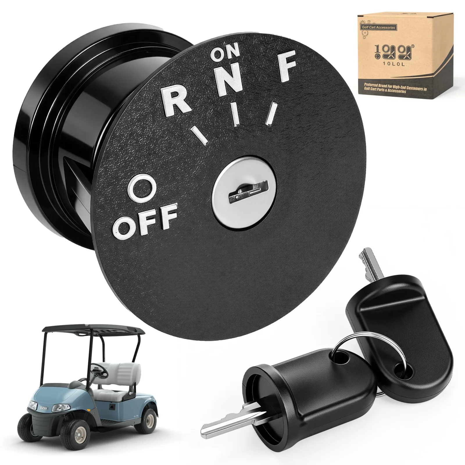 10L0L Ignition Switch for E-Z-GO RXV 48V Electric Carts