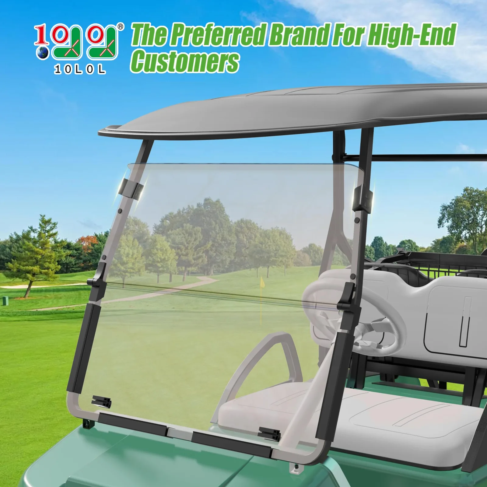10L0L Golf Cart Windshield Retaining Clips image 2