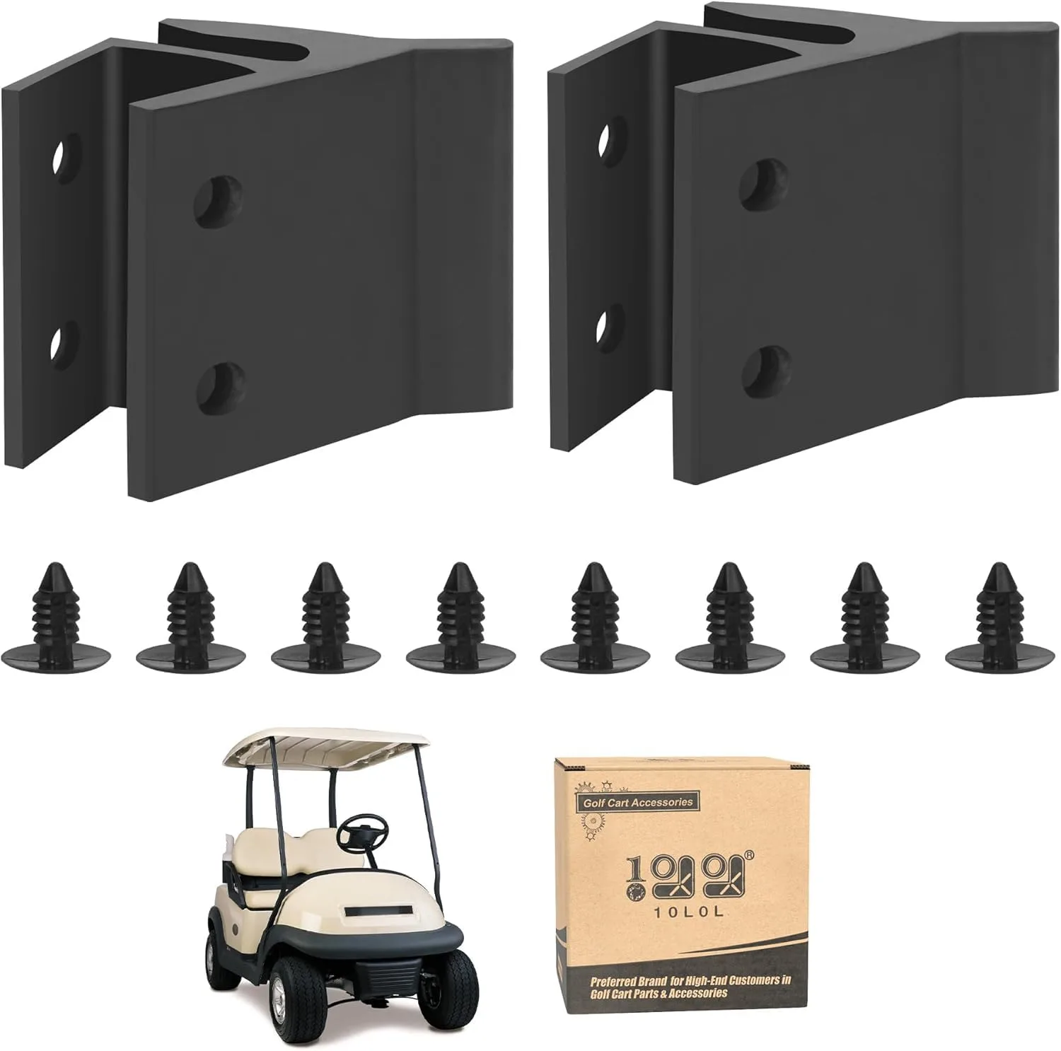 10L0L Golf Cart Windshield Retaining Clips