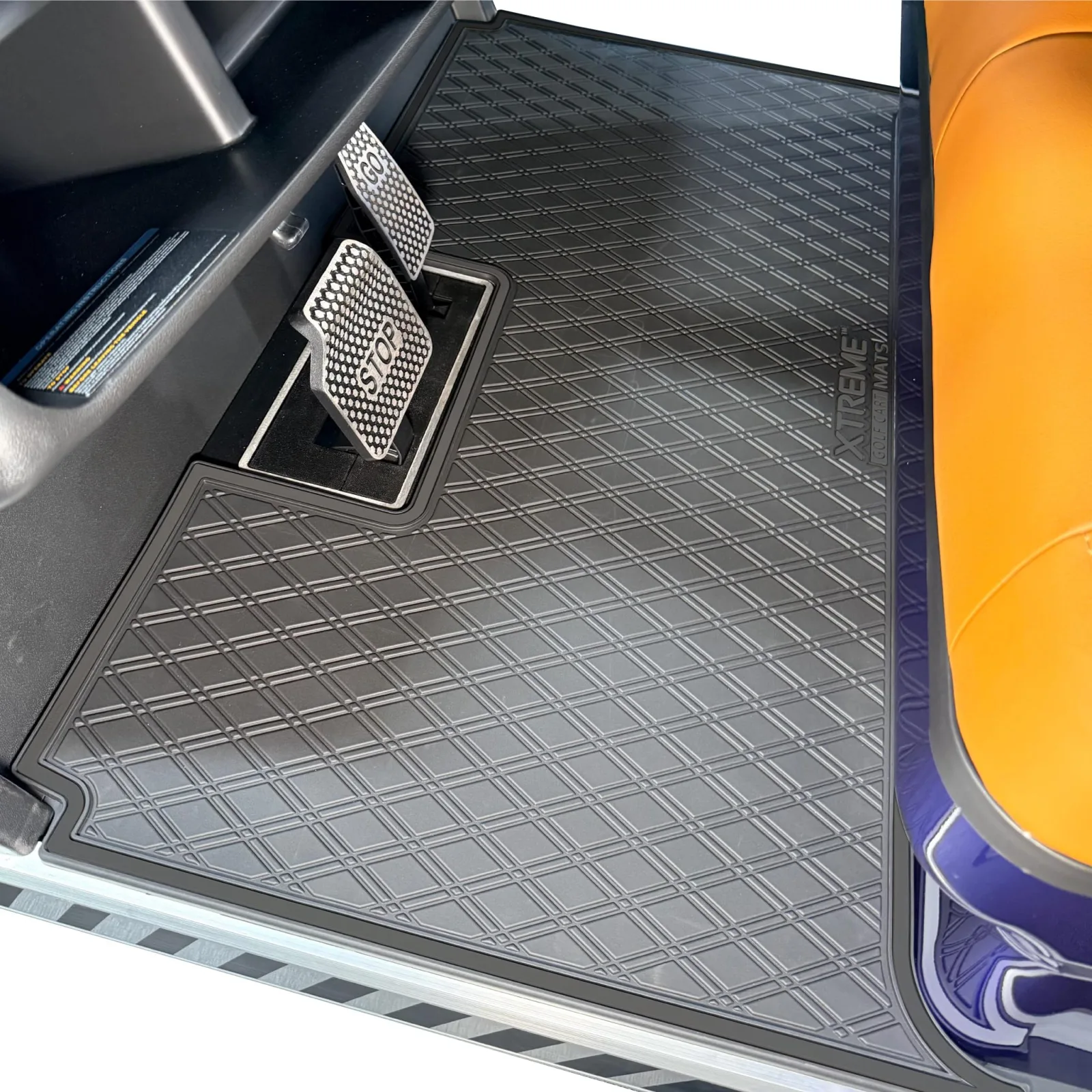DACH Apollo Gen 1 Golf Cart Floor Mats - DACH-APOLLO-BLK image 4