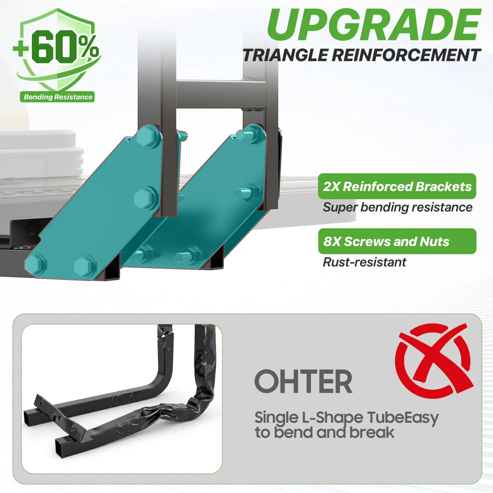 10L0L Golf Cart Rear Seat Safety Grab Bar image 4