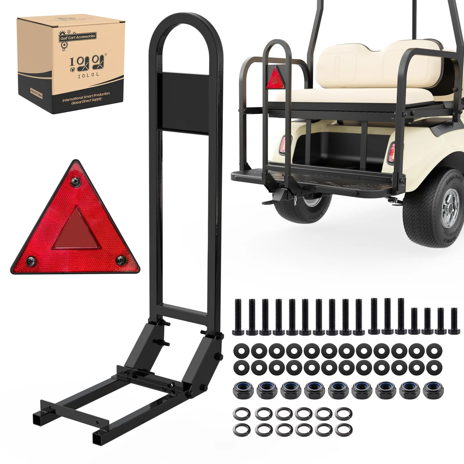 10L0L Golf Cart Rear Seat Safety Grab Bar