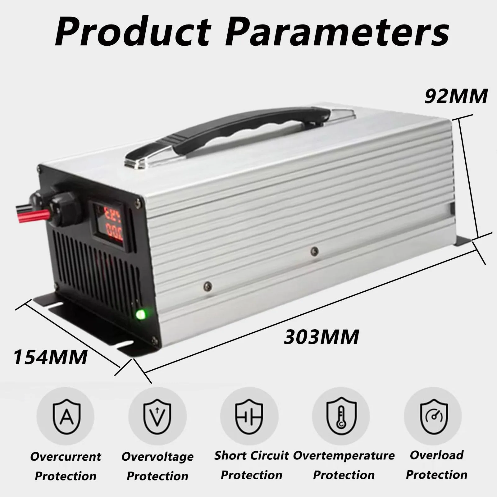 WLEJSL 24V/36V/48V Golf Cart Battery Charger image 3