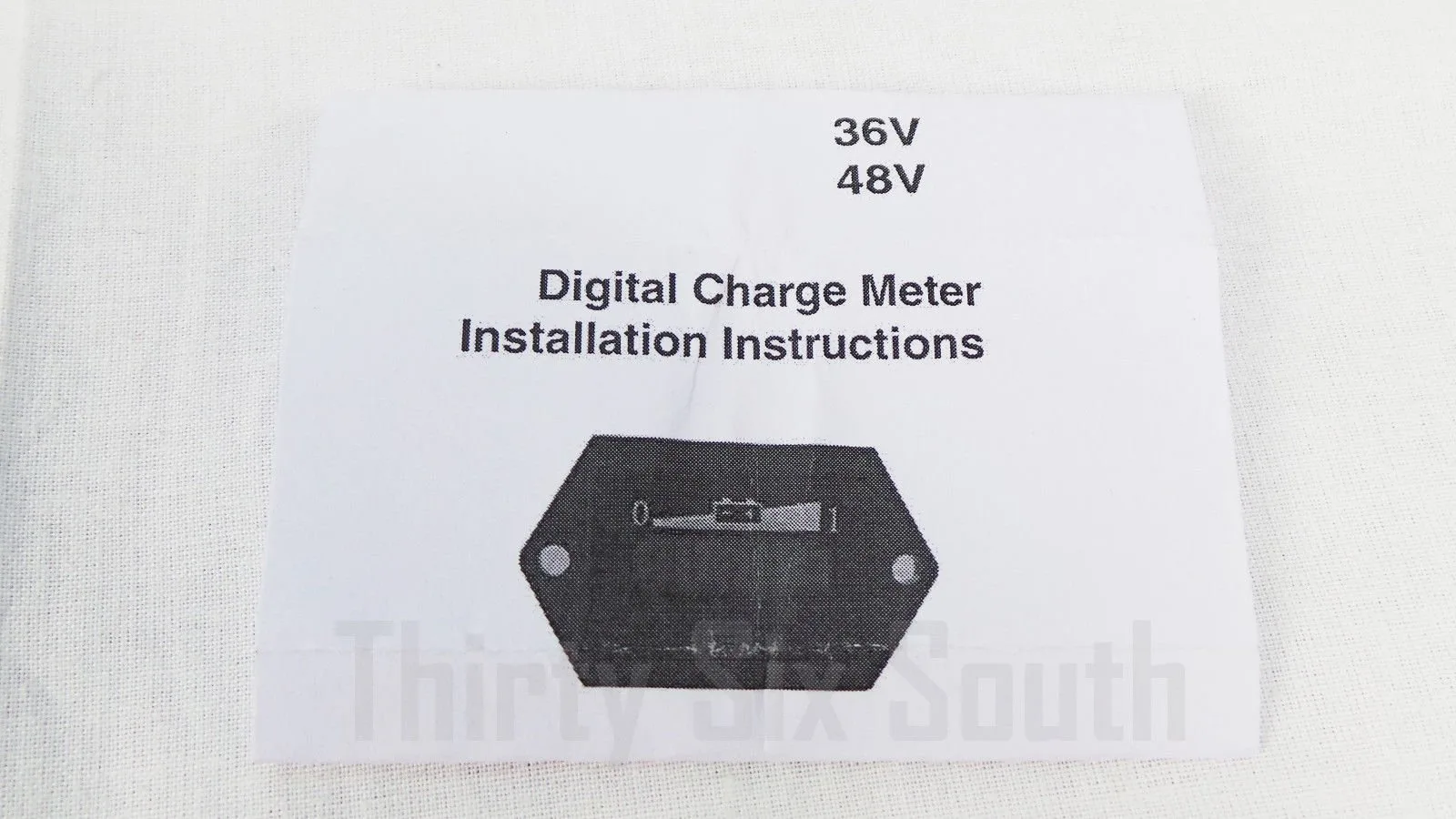 Fat Cat Golf 48V Digital Hex Charge Meter FCG-48v-Meter-Hex image 3
