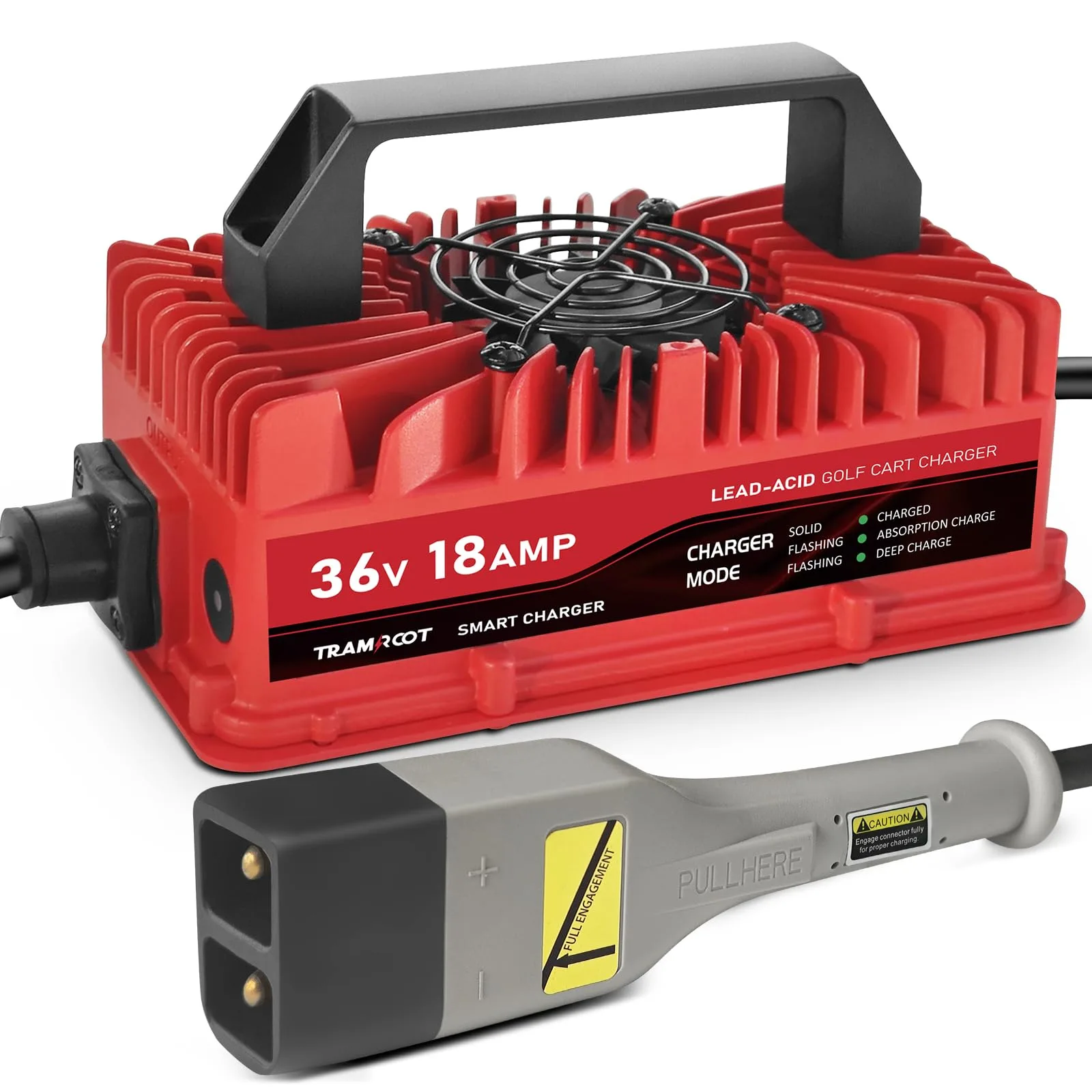 TRAMROOT 36V 18A Golf Cart Charger for E-Z-GO TXT