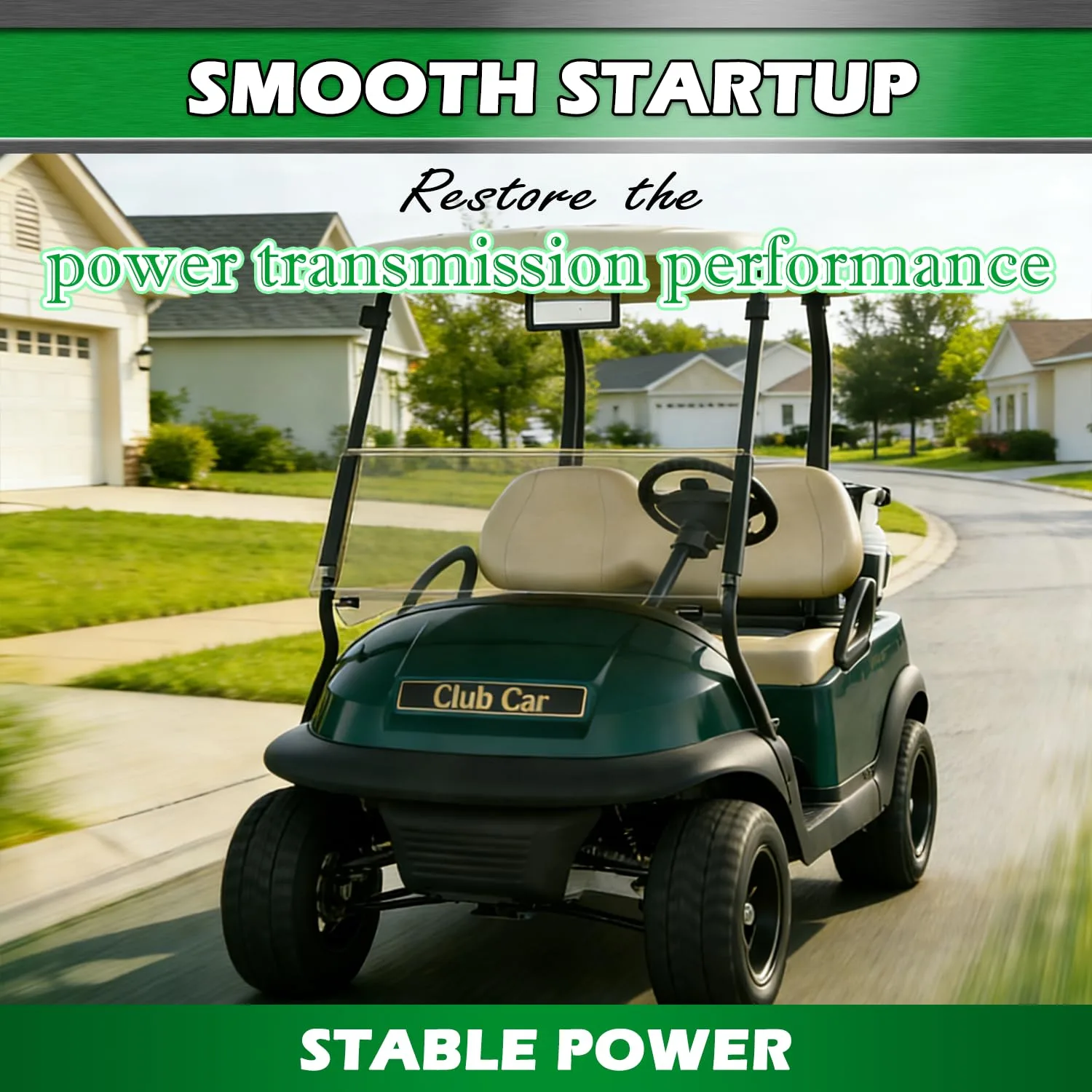 LY 5KYSON Club Car Drive & Starter Generator Belt Kit image 3