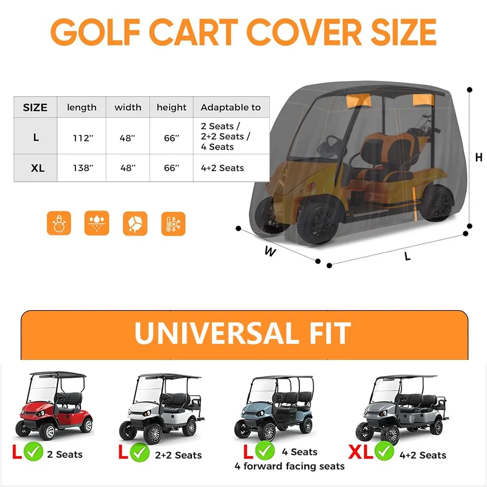 SYBYF Golf Cart Cover for Evolution D5 Maverick 2024-2026 image 2