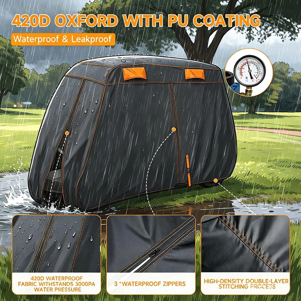 SYBYF Golf Cart Cover for Evolution D5 Maverick 2024-2026 image 4
