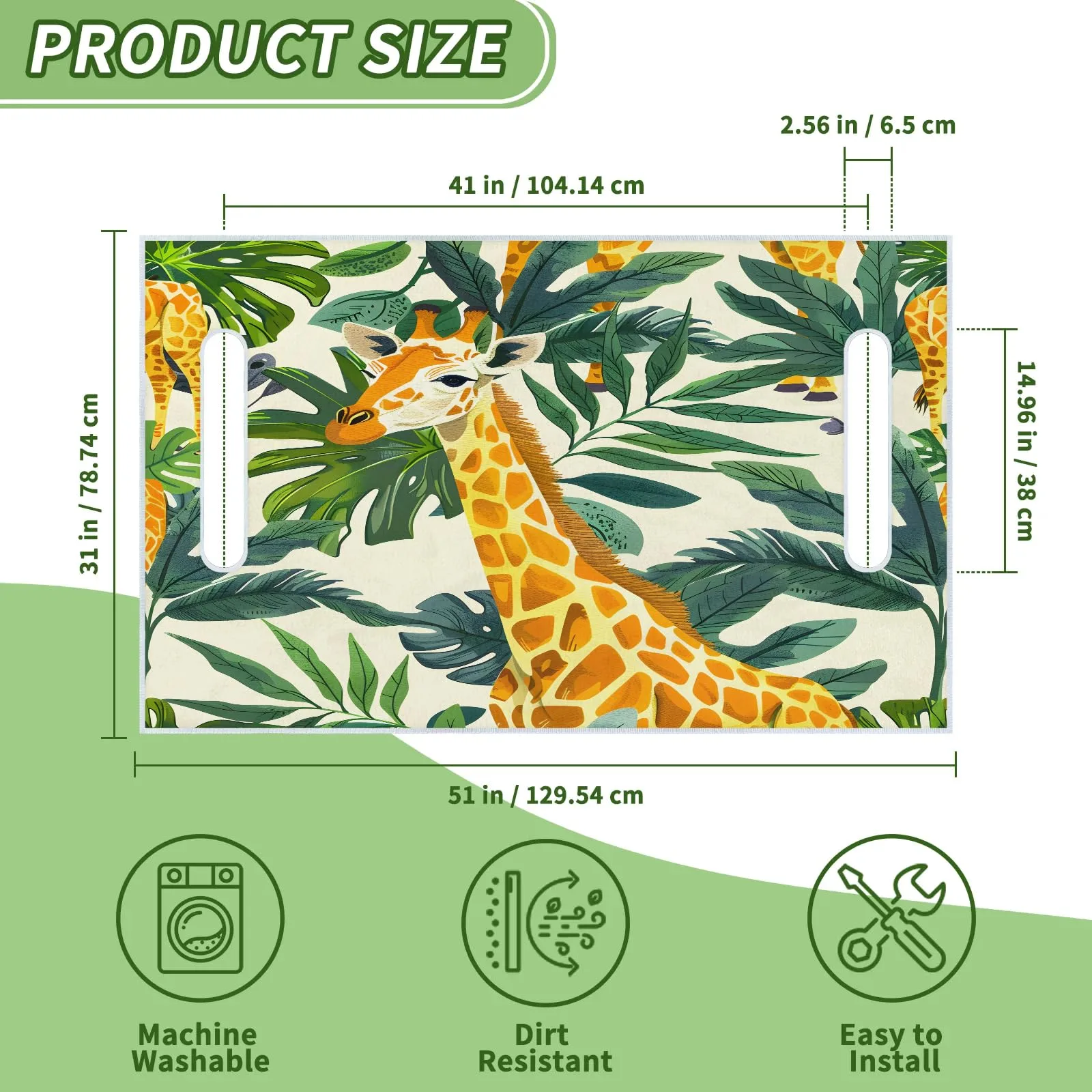 Tiveruda Golf Cart Seat Cover for Double Seats, 51 x 31 in image 2