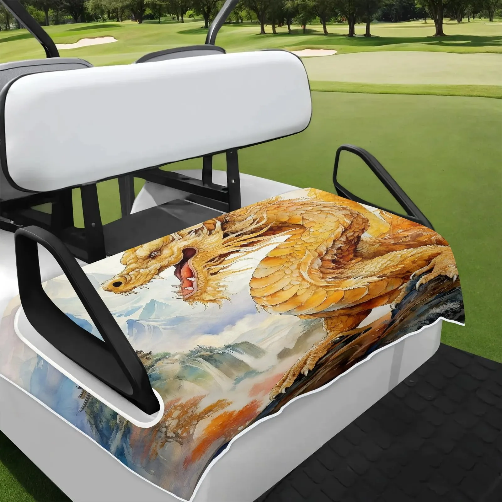 Tiveruda Golf Cart Seat Cover for Double Seats