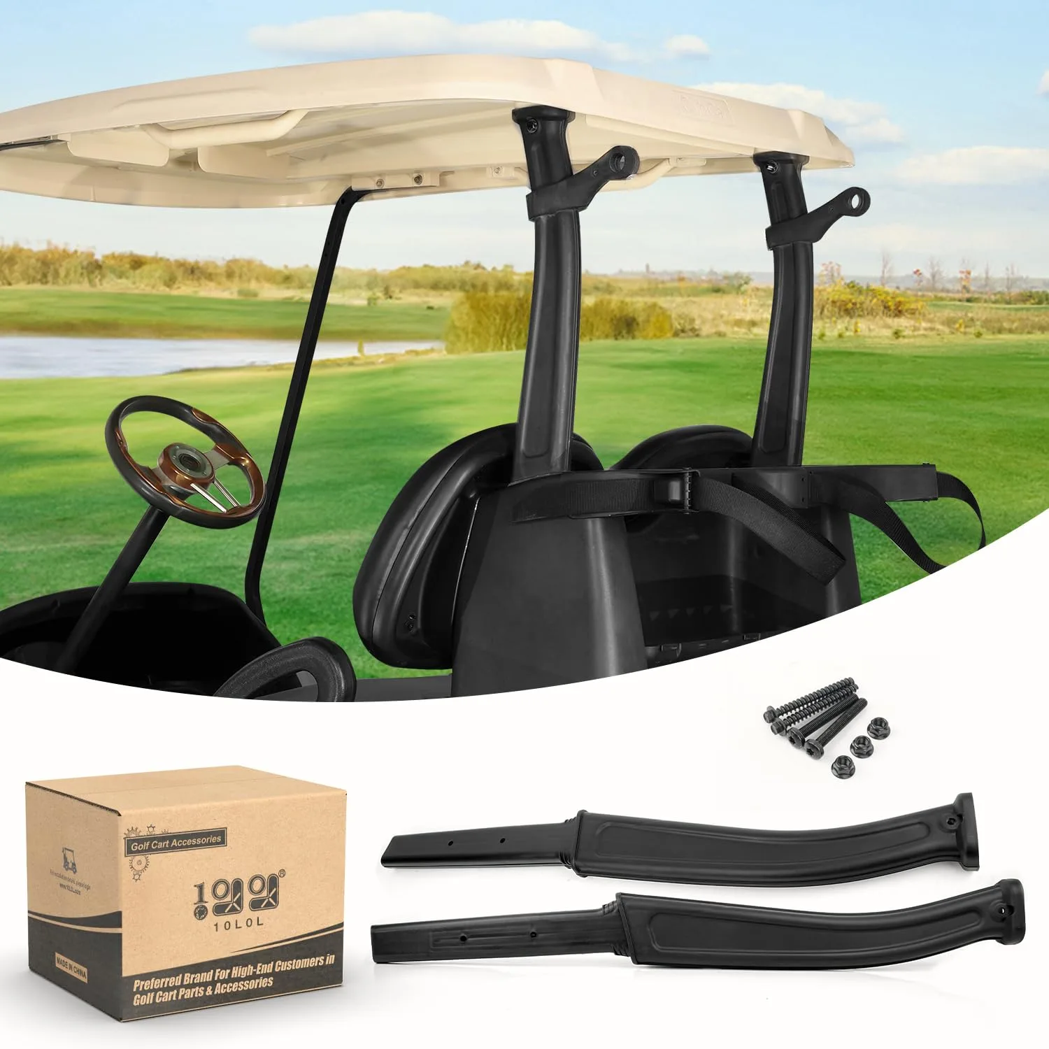 10L0L Rear Top Support Strut for Club Car Precedent