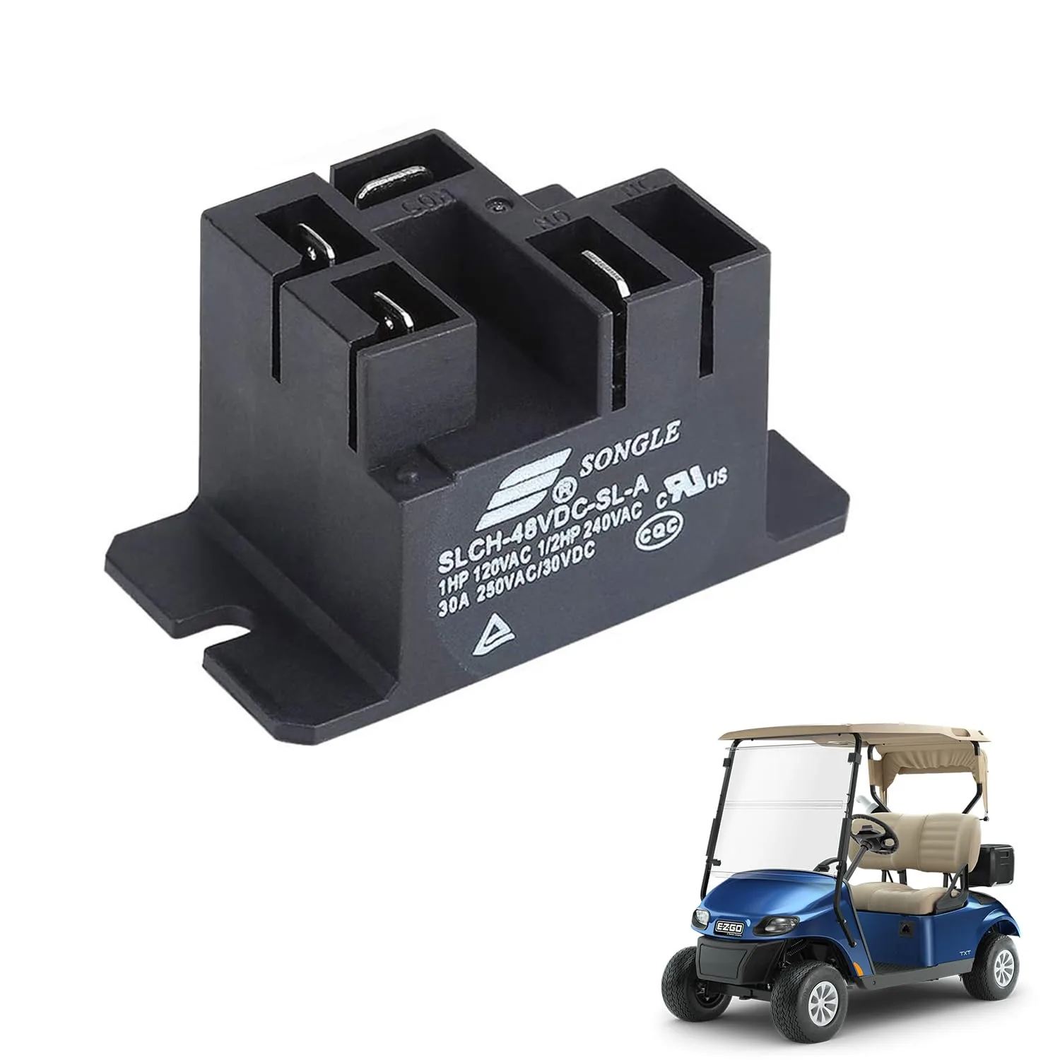 Generic 48V 30A Relay for Club Car PowerDrive Chargers
