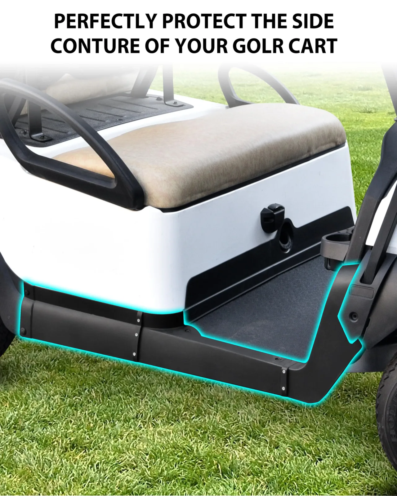 SAUTVS Floormat Retainers for Club Car 2017+ Carts image 4
