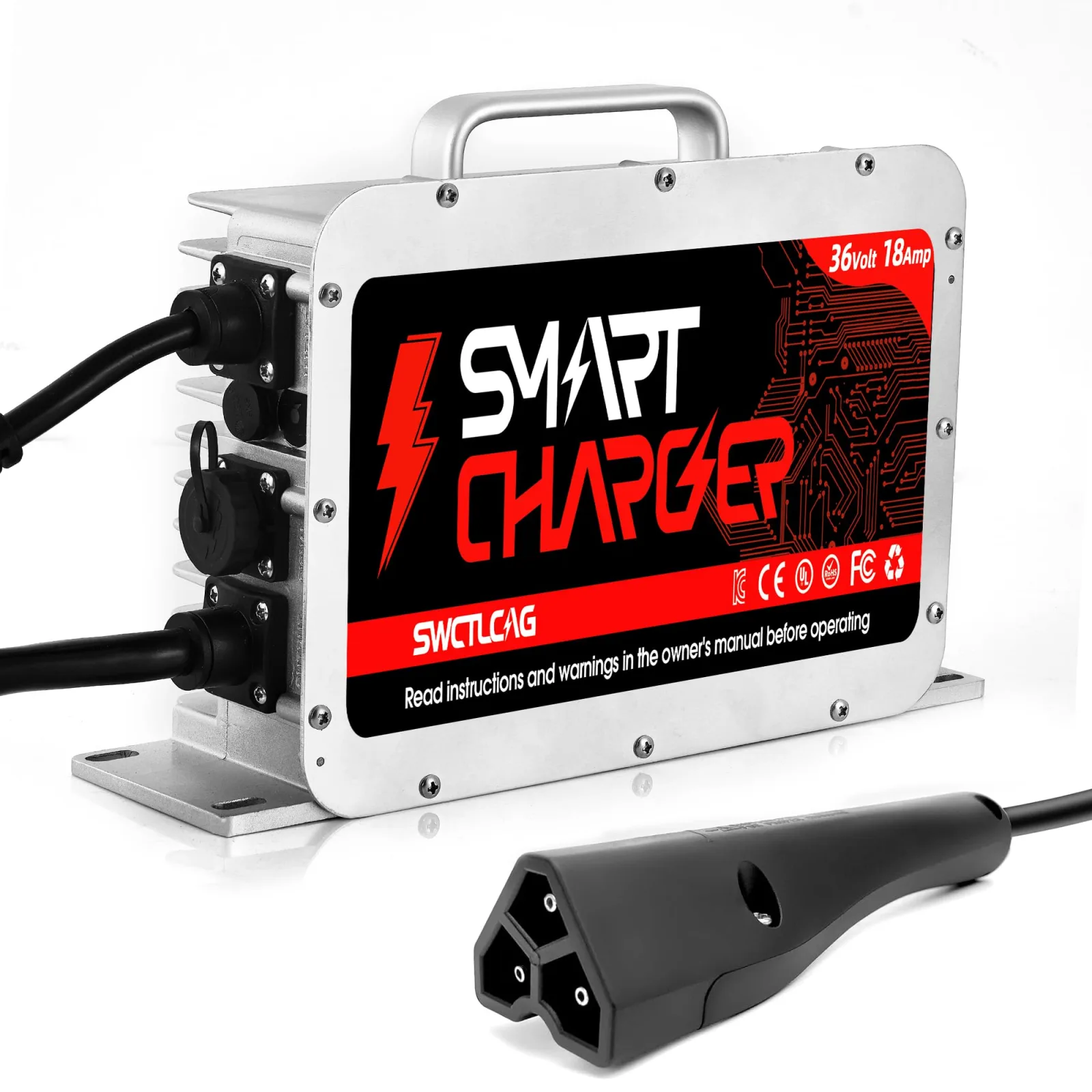 SWCTLCAG 36V 18A Charger for E-Z-GO RXV and TXT image 2