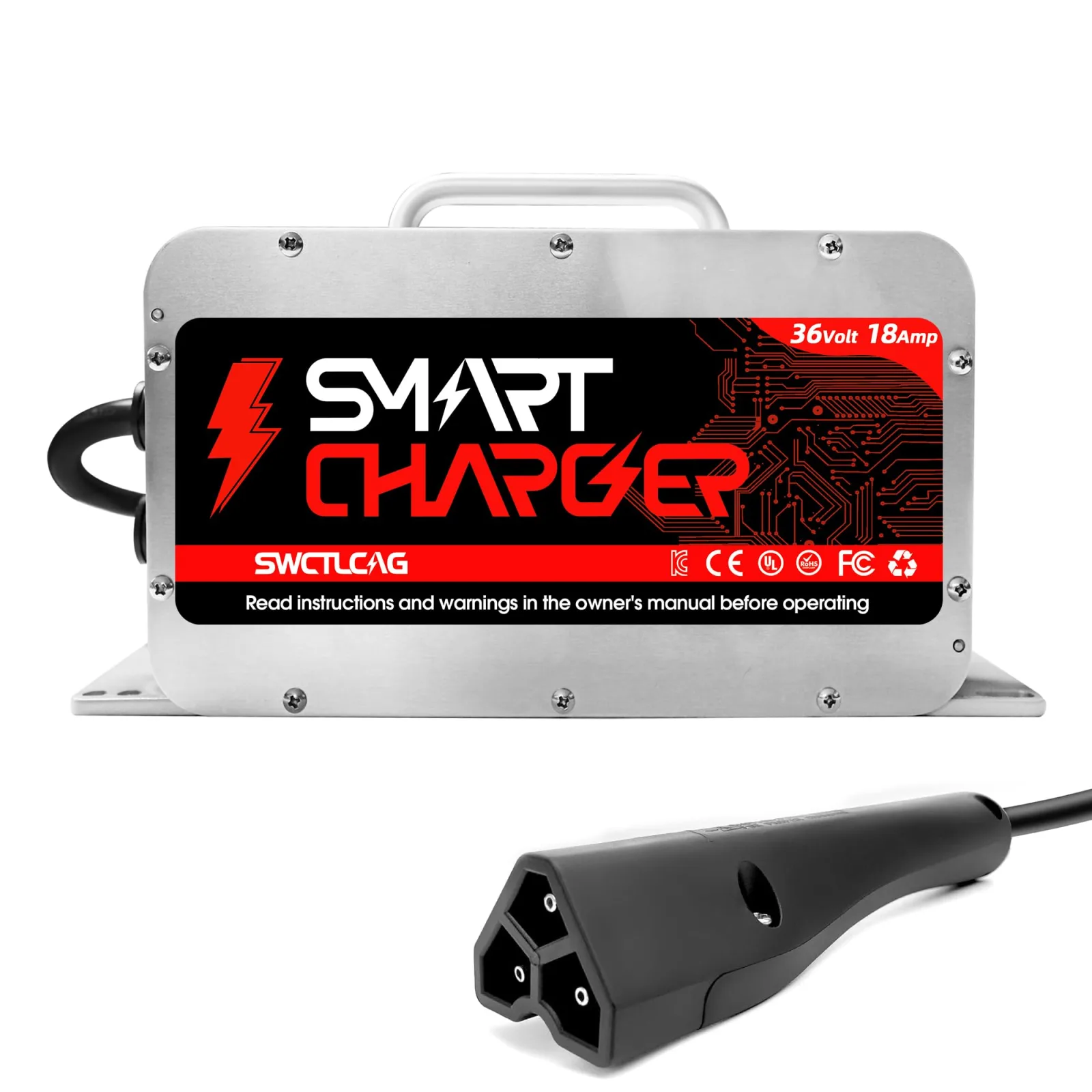 SWCTLCAG 36V 18A Charger for E-Z-GO RXV and TXT