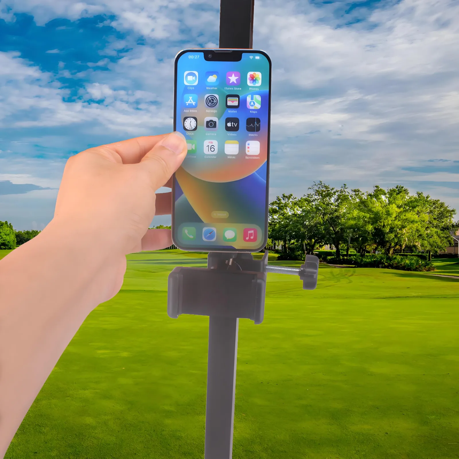 WLOOD Golf Cart Magnetic Phone Mount Holder image 2