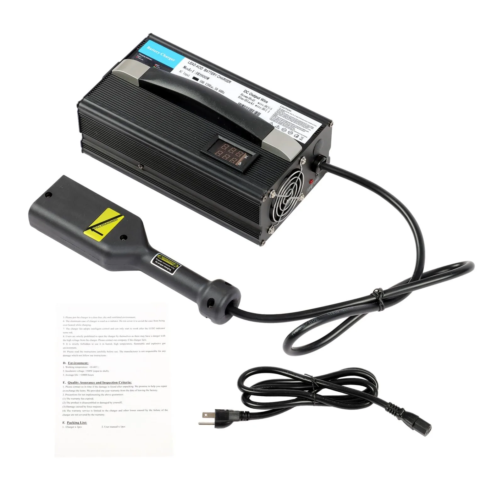 36V 20A Charger for E-Z-GO TXT | Mod-G33S-504