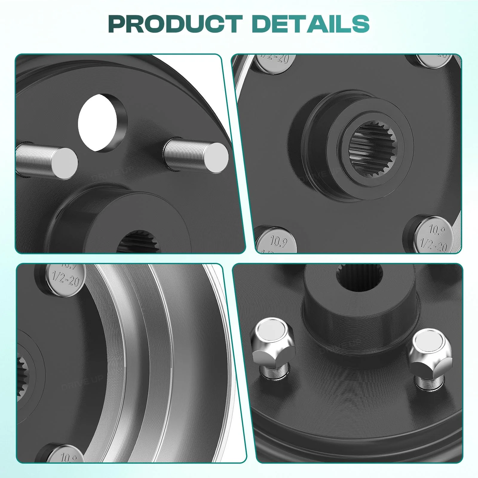 DRIVE UP Brake Drum Hub Assembly for E-Z-GO TXT image 4