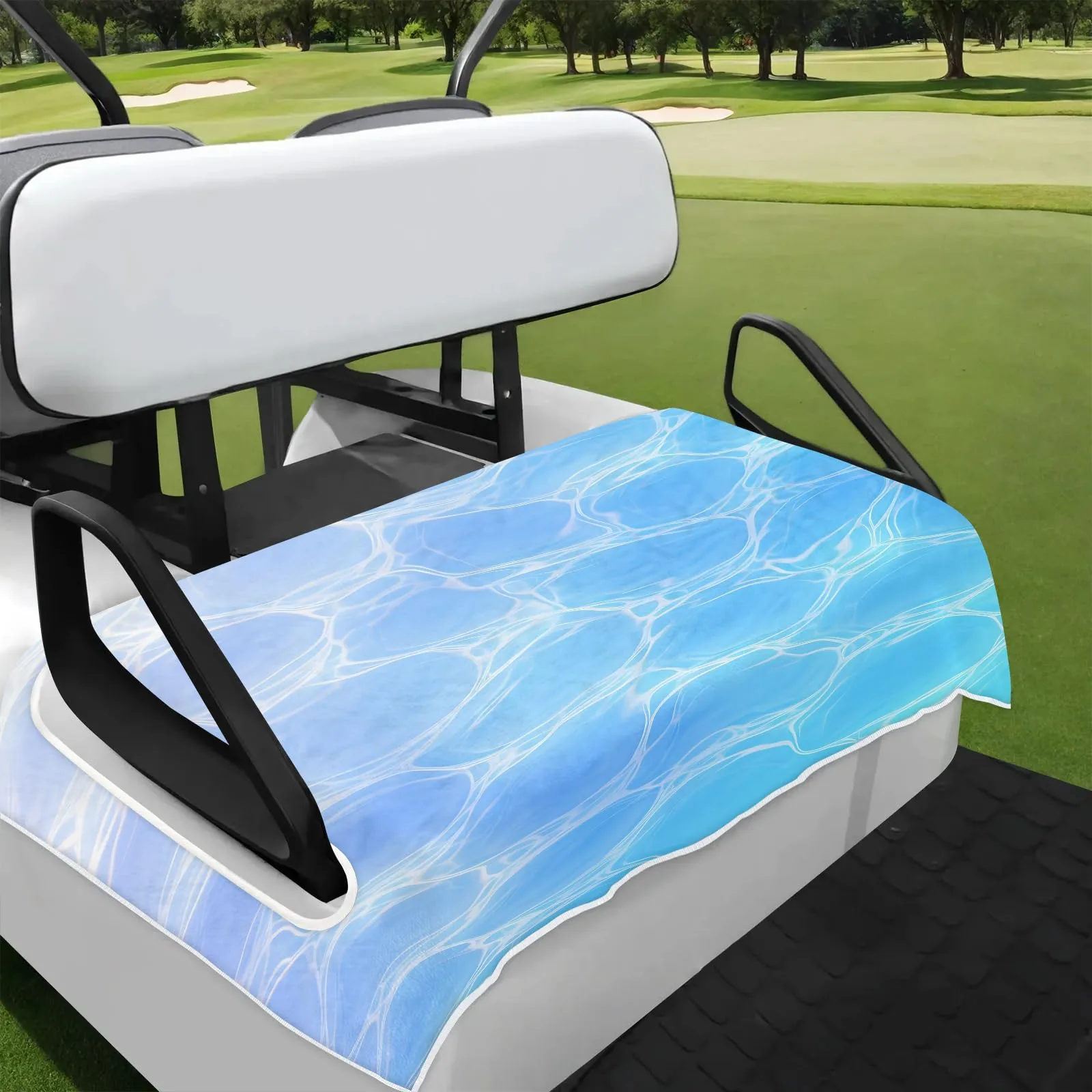 Tiveruda 51" x 31" Universal 2-Person Golf Cart Seat Cover