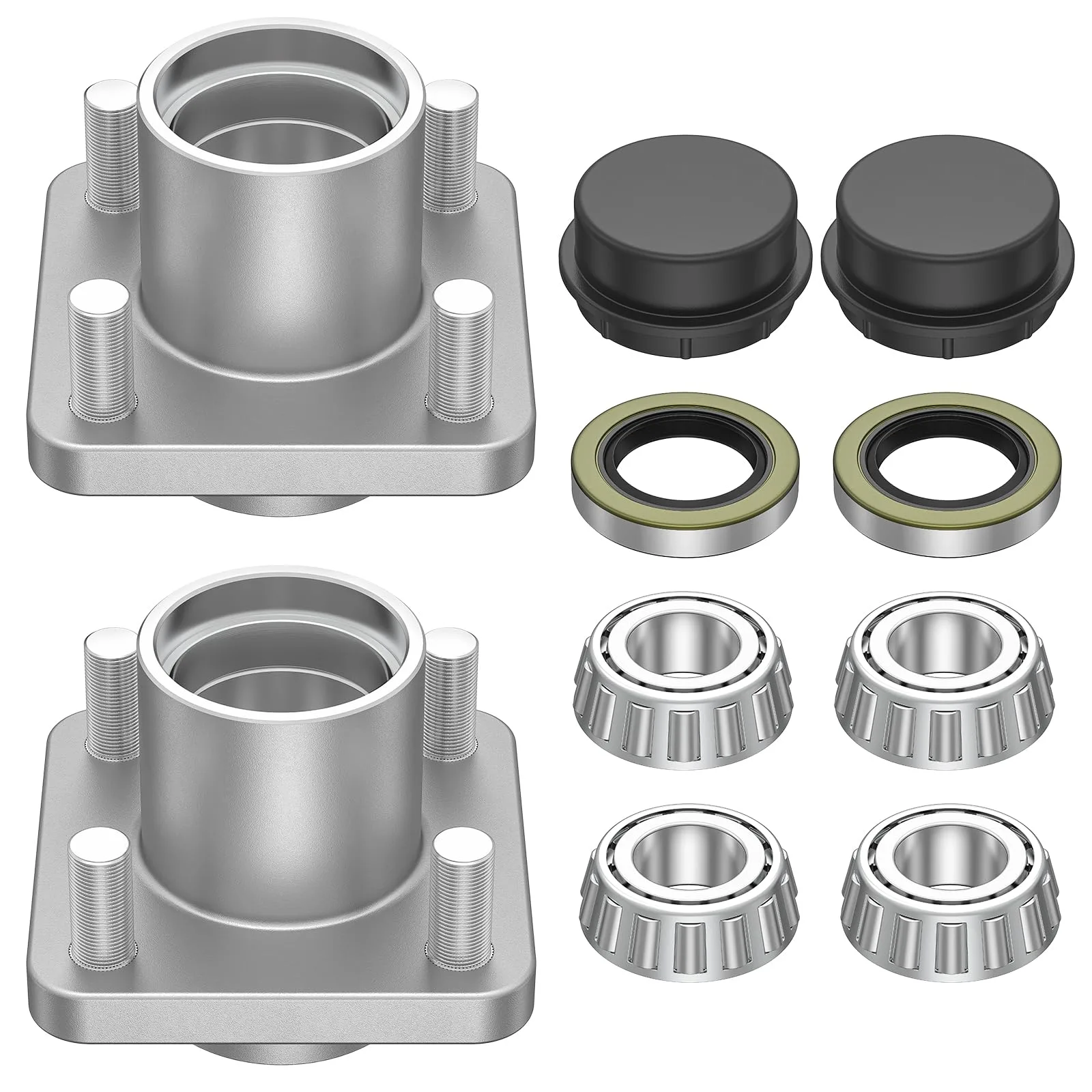 FIXHAWK EZGO TXT Front Wheel Hub Assembly Set FK-0039