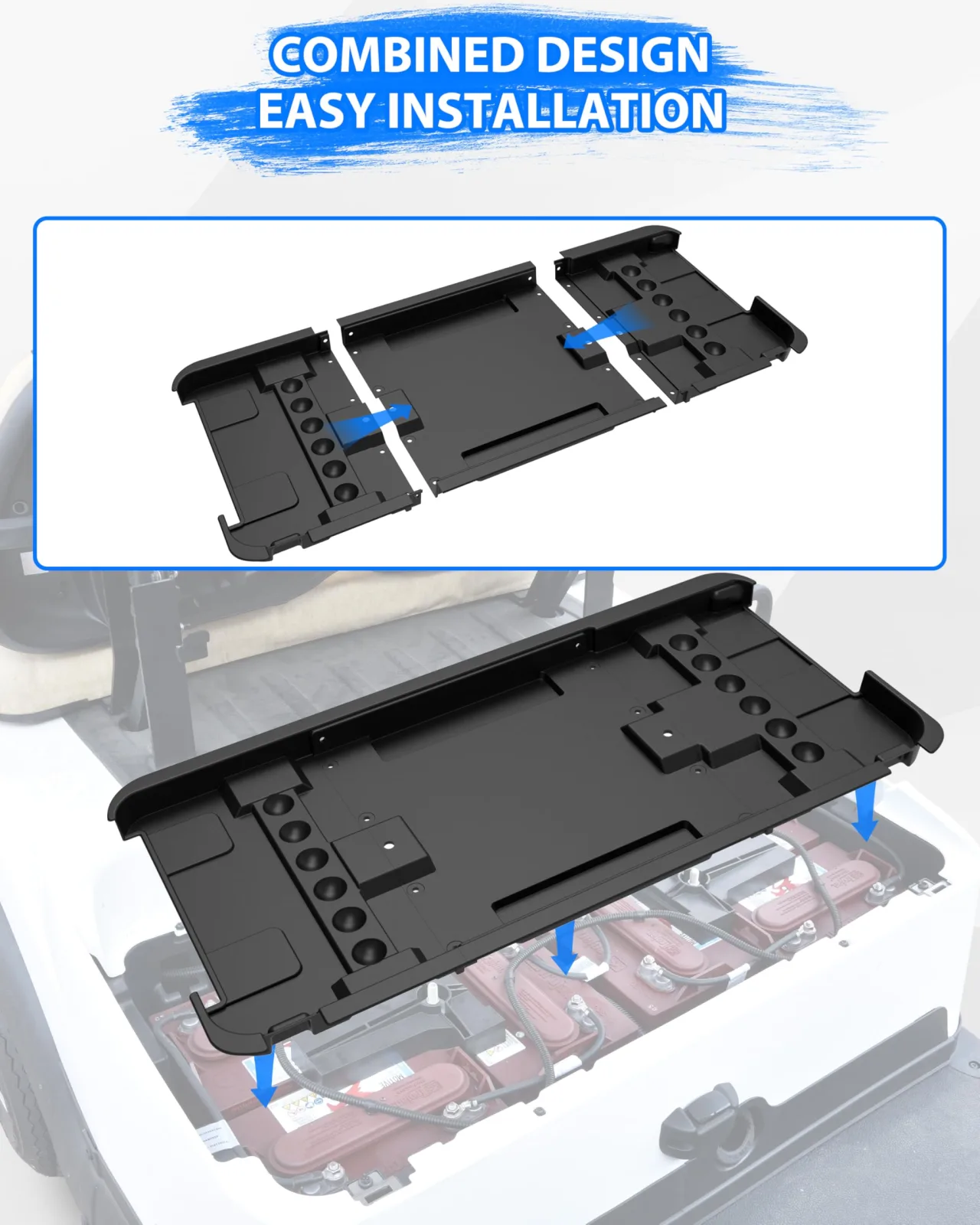 SAUTVS Under-Seat Storage Tray for Club Car Tempo image 4