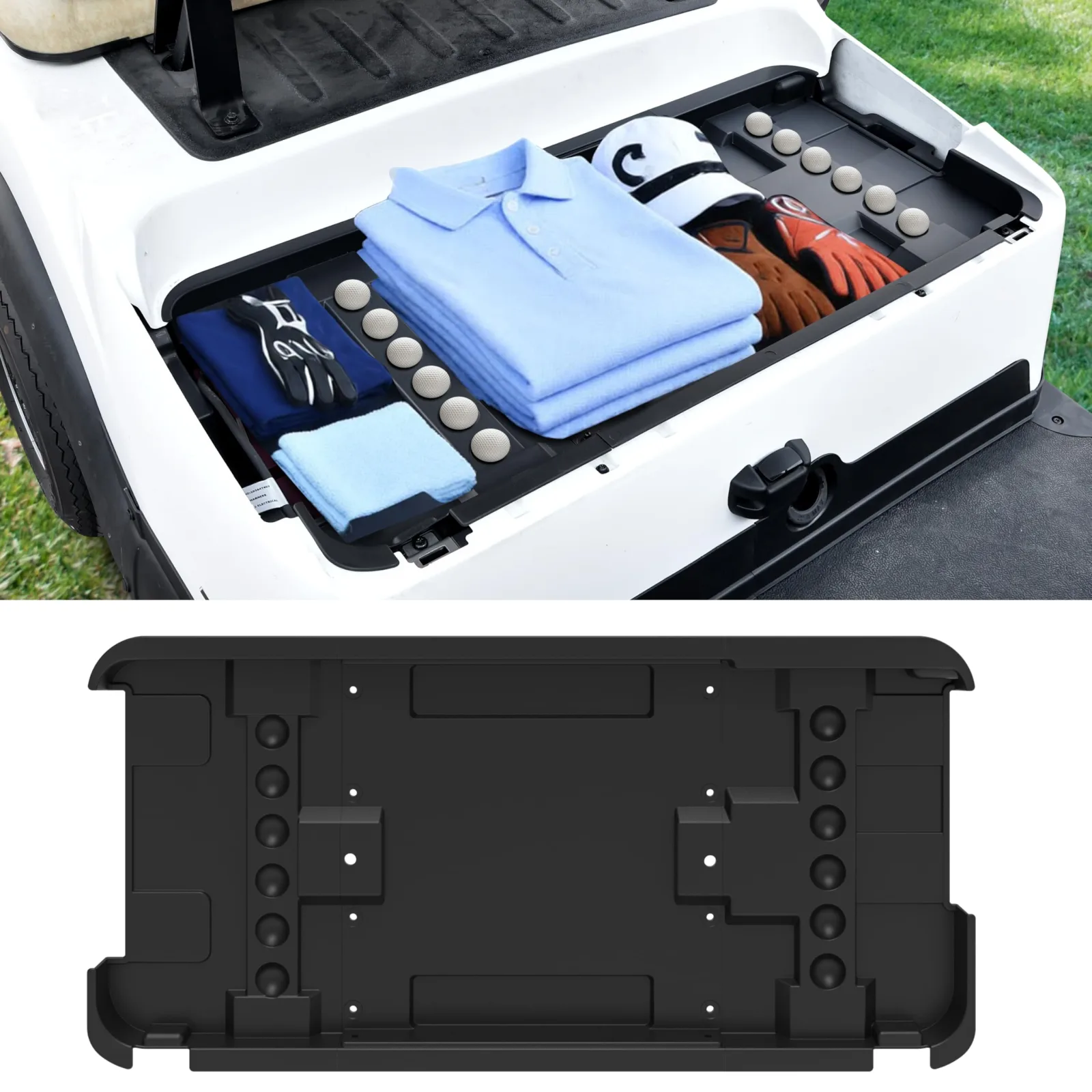 SAUTVS Under-Seat Storage Tray for Club Car Tempo