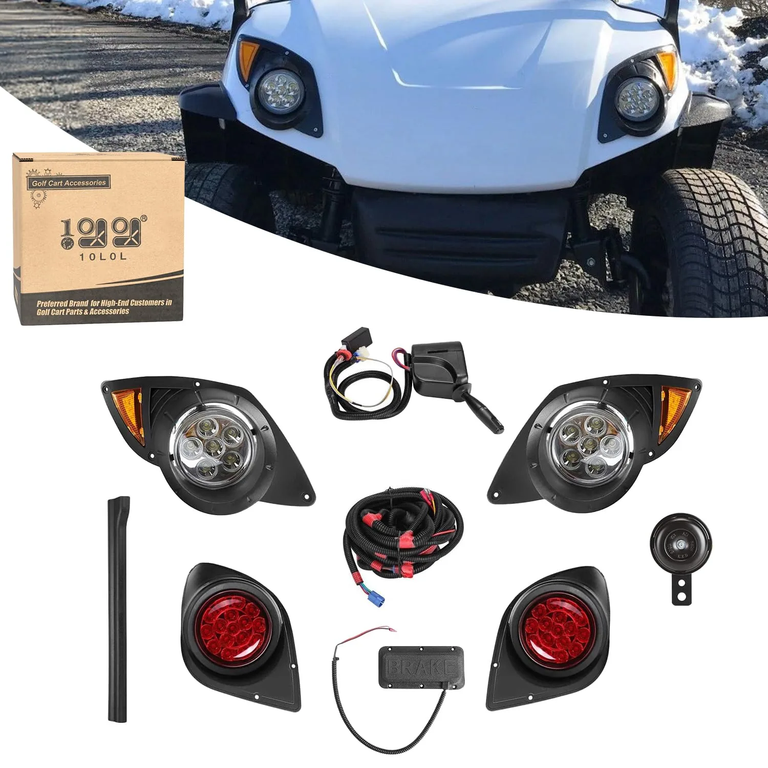 10L0L Y68 Light Kit for Yamaha G29 / Drive (2007-2016) - Head & Tail Lights