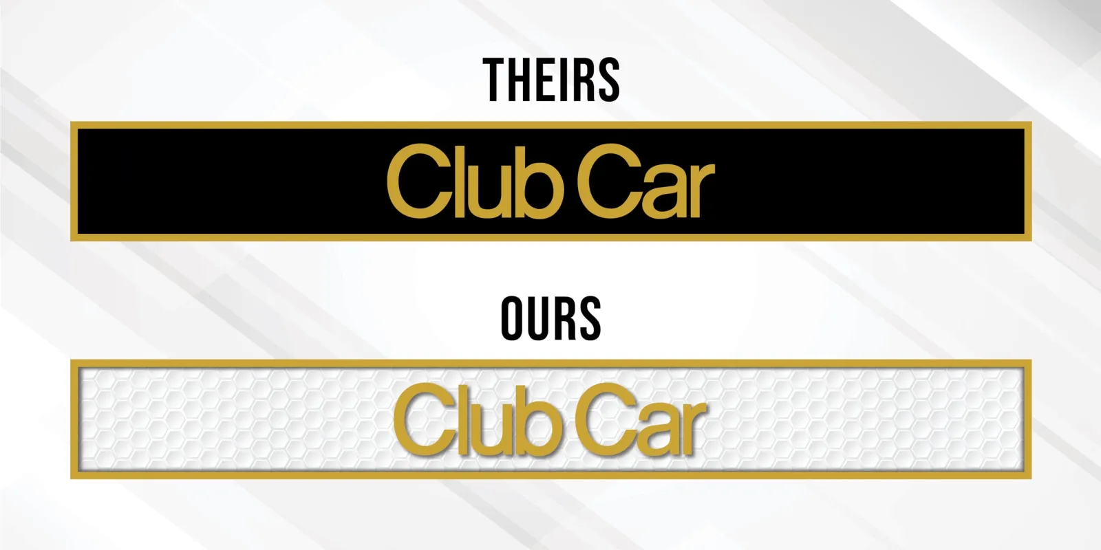Custom Name Plate for Club Car DS Golf Cart image 2