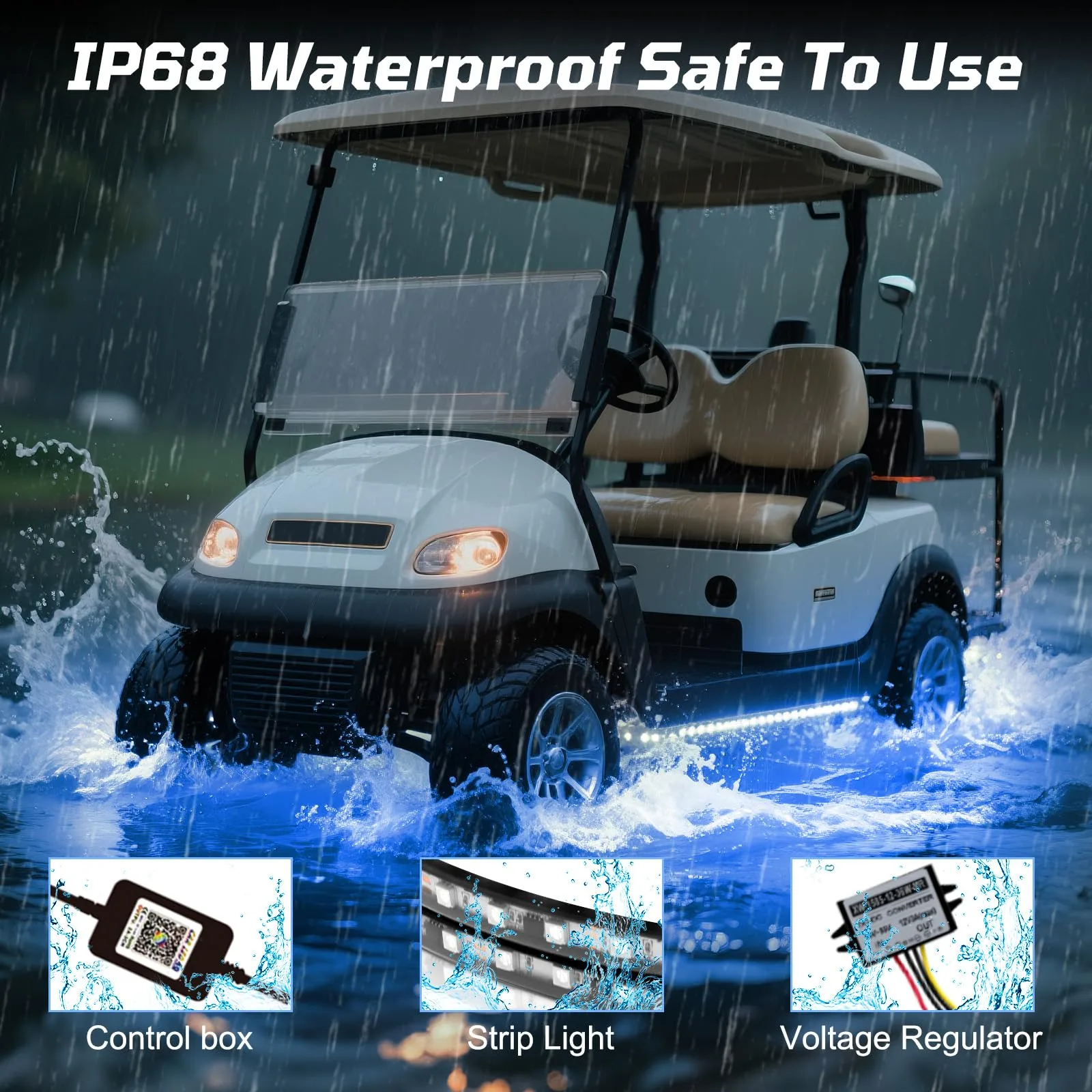 RIZINKART Golf Cart RGB Underbody Light Kit RIZ001 image 2