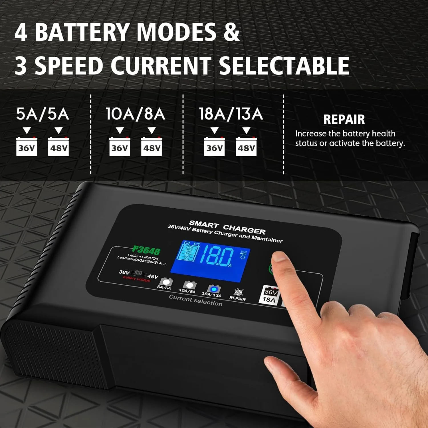 Dght 36V/48V Charger for Club Car DS and Precedent image 2