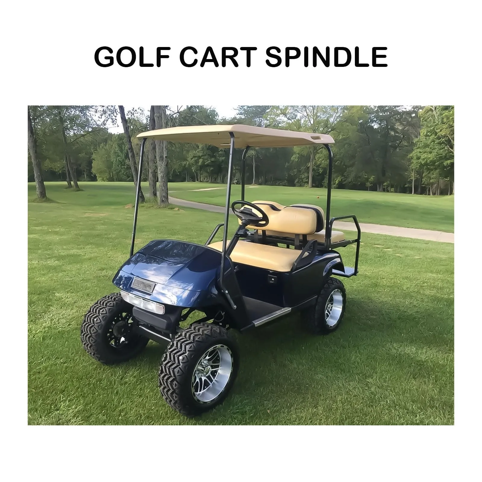 LOSTAR Front Spindle Assembly for E-Z-GO TXT Golf Carts image 4