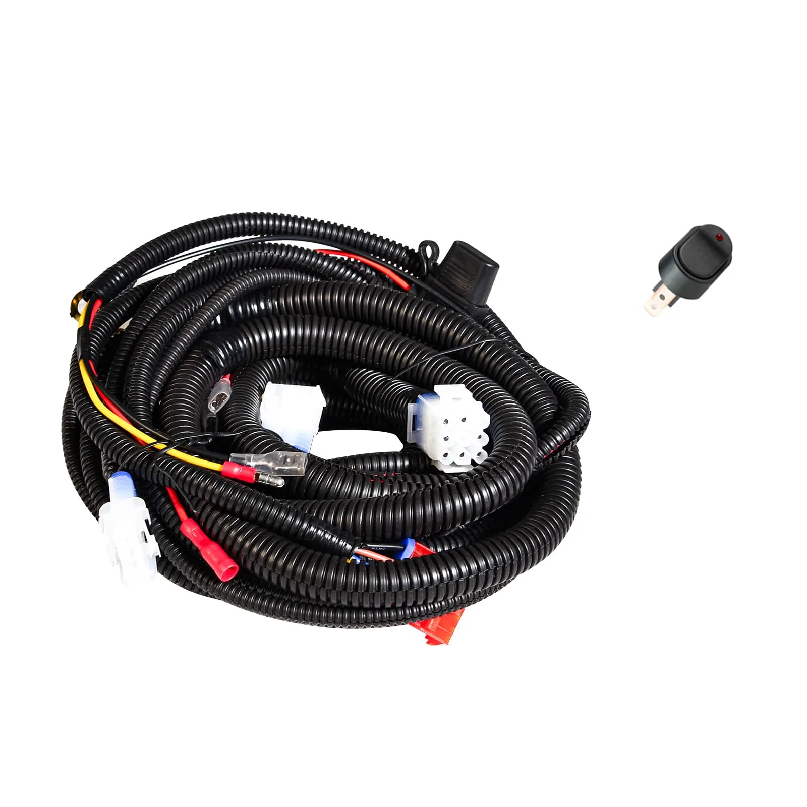 Shu-Ran 12V Golf Cart Light Harness, 9-Pin Connector