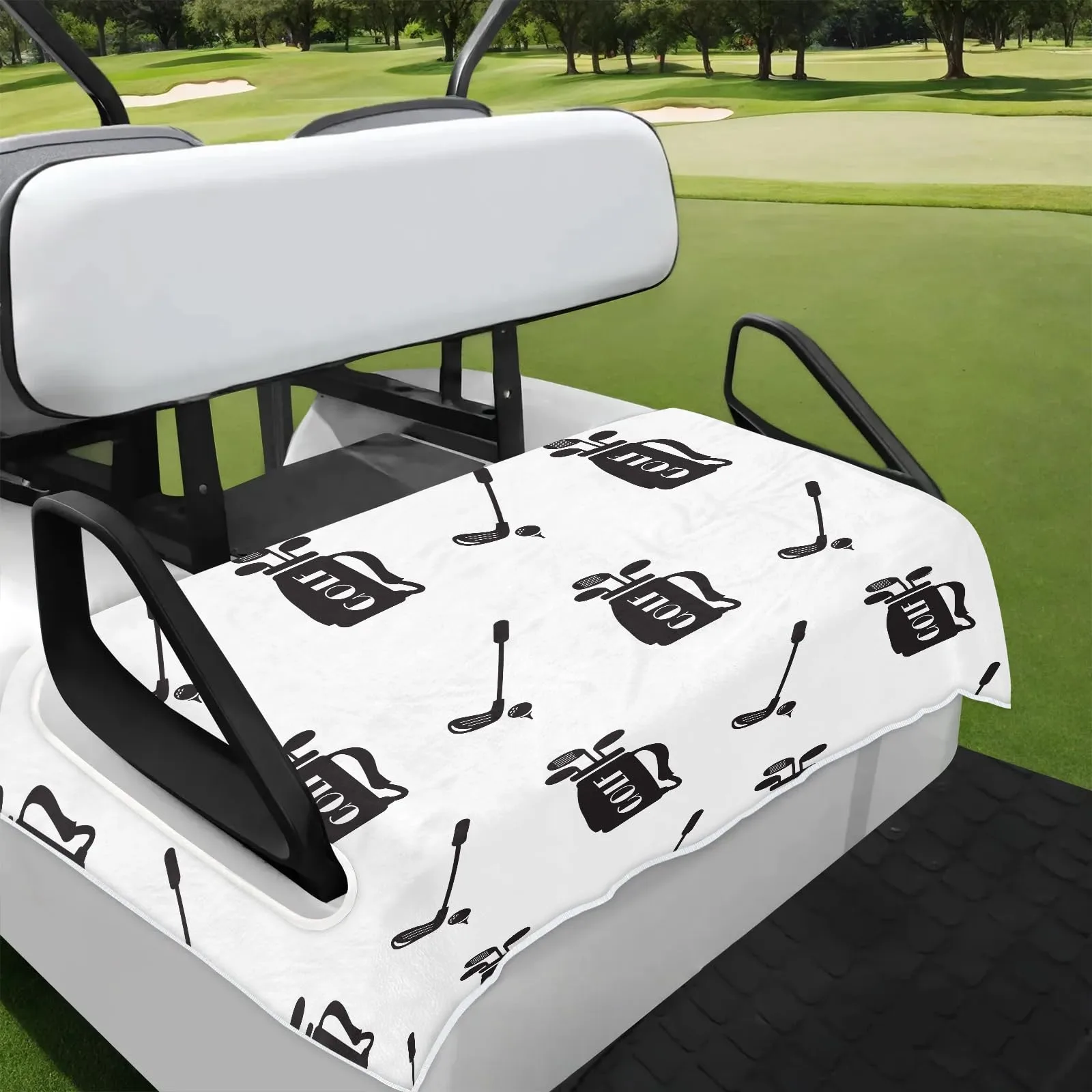 Tiveruda Golf Cart Seat Cover Blanket, 51 x 31 in